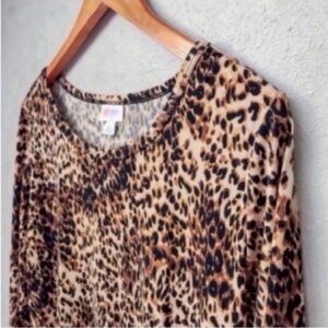 LuLaRoe Leopard Print Debbie Dress